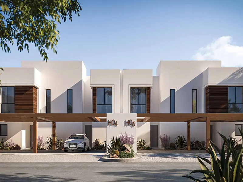 Yas Island Abu Dhabi Noya Viva residential project exterior with villas and townhouses in a family-focused community..jpg